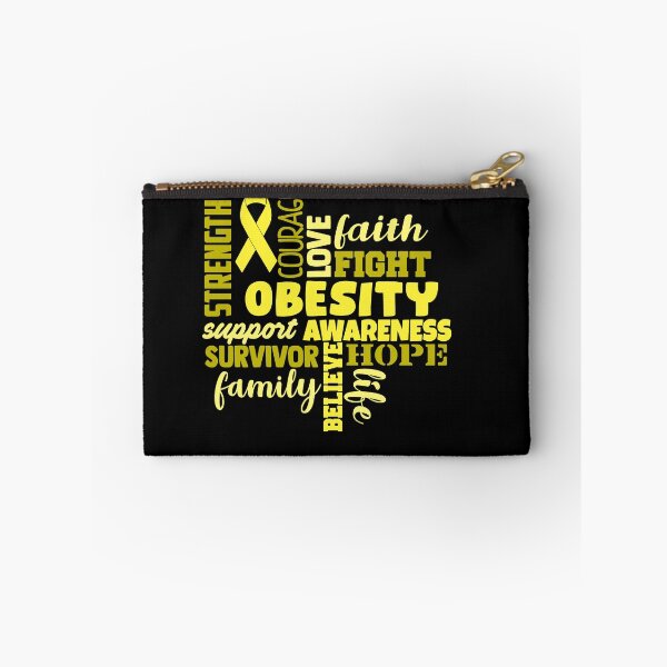 Item preview, Obesity Awareness - Strength Courage Faith Hope Love Fight Support Survivor Family Life Believe designed and sold by Hilten.