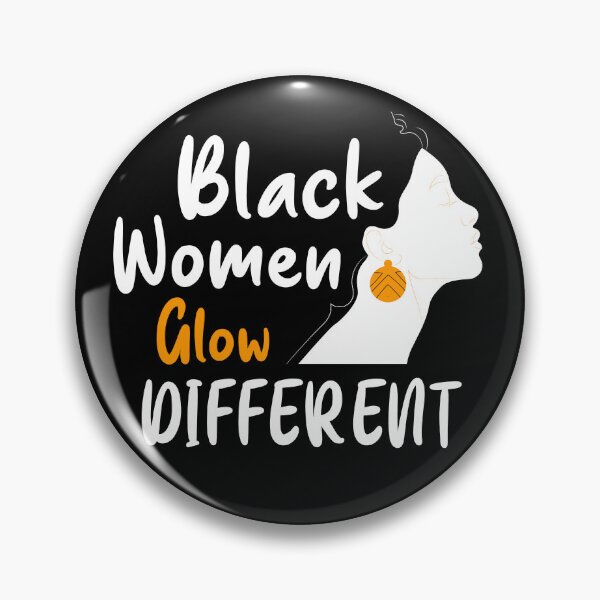 Item preview, Black Women Glow Different Gift lovers Different  designed and sold by qartet.