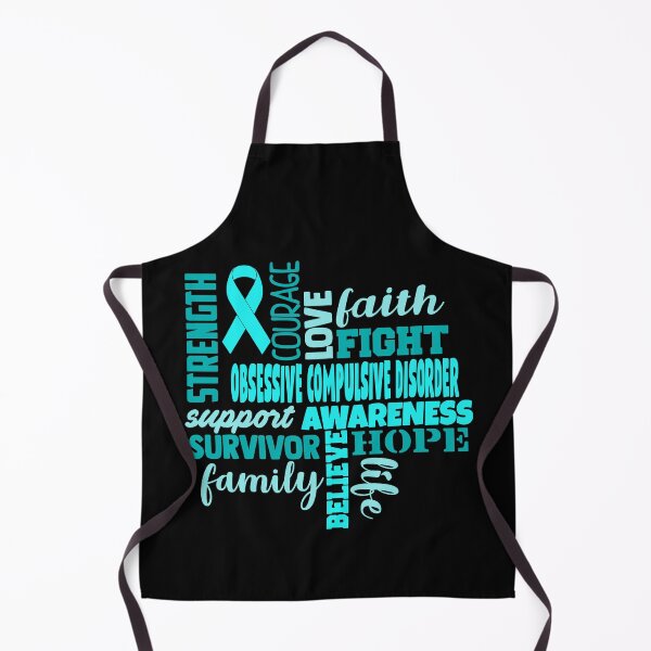 Item preview, Obsessive Compulsive Disorder Awareness - Strength Courage Faith Hope Love Fight Support Survivor Family Life Believe designed and sold by Hilten.