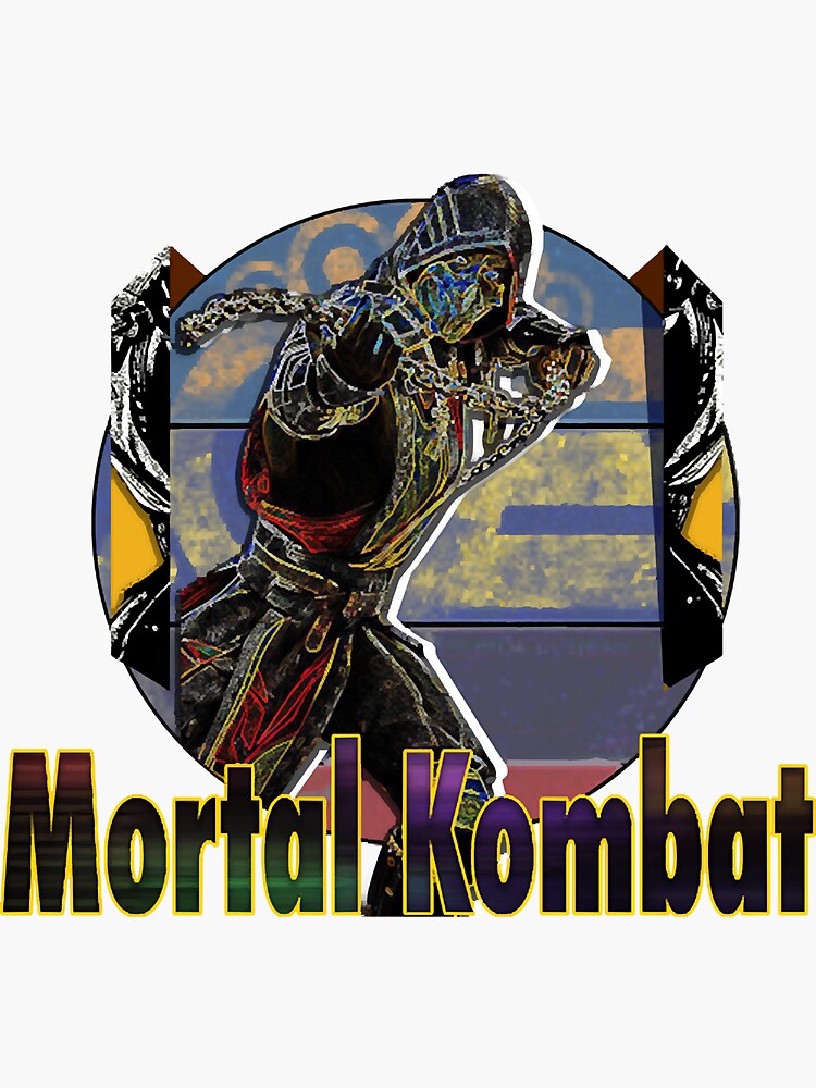 Mortal Kombat Baraka Smile Sticker for Sale by Shinobi23