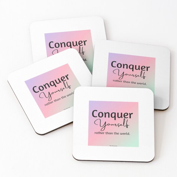 Item preview, Conquer yourself rather than the world by Rene Descartes designed and sold by Twin2too.