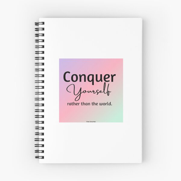 Item preview, Conquer yourself rather than the world by Rene Descartes designed and sold by Twin2too.