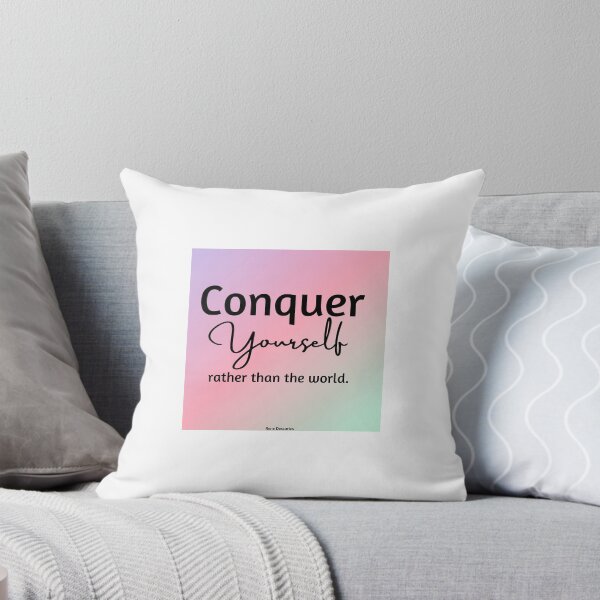 Item preview, Conquer yourself rather than the world by Rene Descartes designed and sold by Twin2too.
