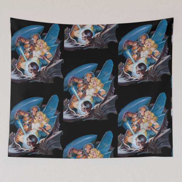 Item preview, Outer Space Battle, Vintage Sci-Fi  designed and sold by SeanTravis6266.