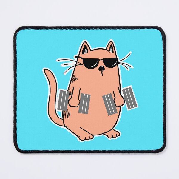 Item preview, fitness, gym life, fitness lover, strong kitty  designed and sold by Tim Addison.