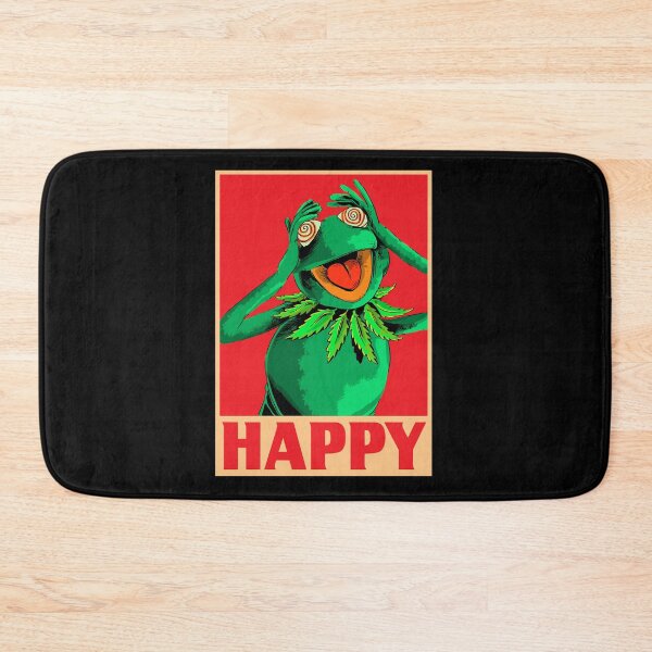 Item preview, Happy Kermit Sticker designed and sold by Abaina090.