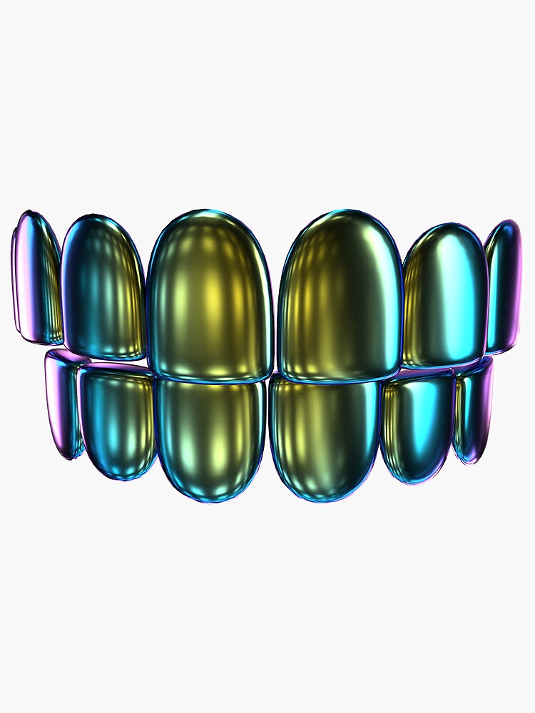 "Grillz Teeth" Sticker by NOILDESIGN Redbubble