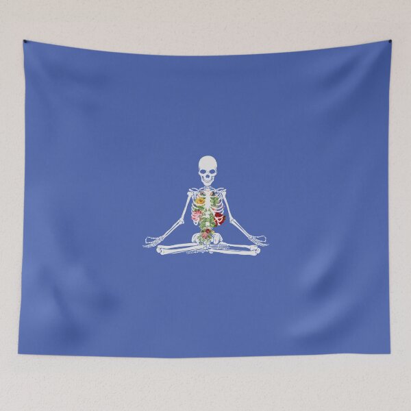 Item preview, Yoga Skeleton  Rib Cage Flowers97 designed and sold by SECOFFLORENCE98.