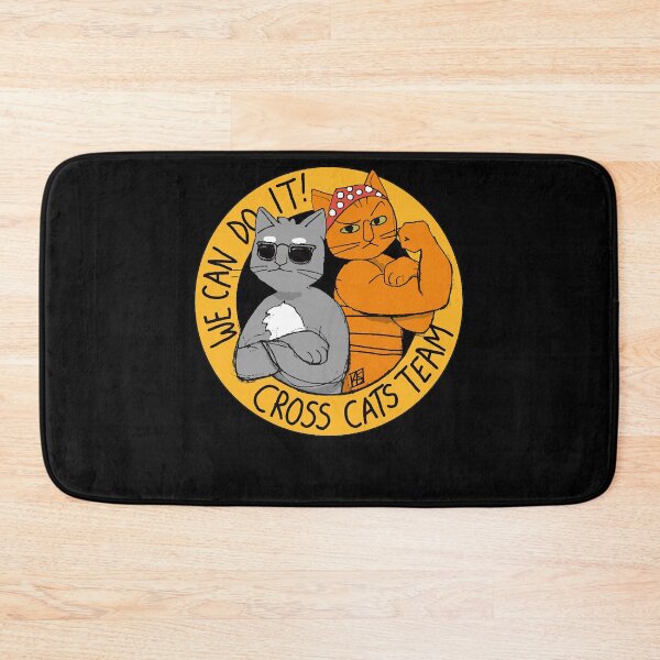 Item preview, Cross Cats Team, We Can Do It! designed and sold by Anita-Biegacki.