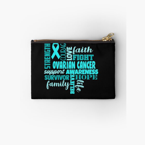 Item preview, Ovarian Cancer Awareness - Strength Courage Faith Hope Love Fight Support Survivor Family Life Believe designed and sold by Hilten.