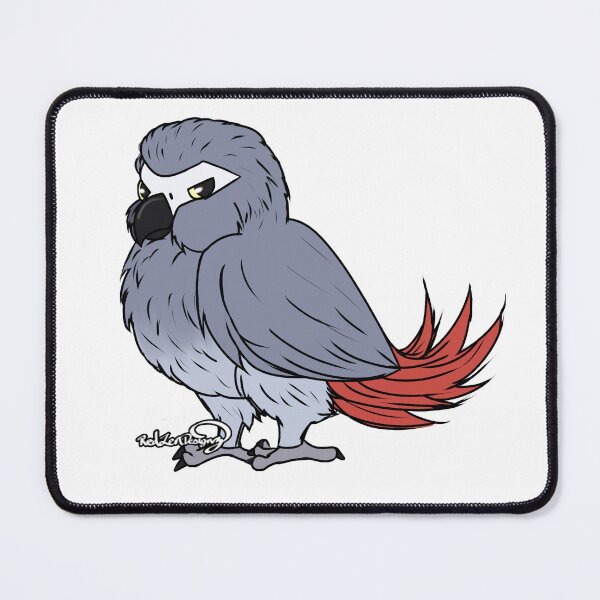 Item preview, Birdo the African Grey Parrot designed and sold by RedZenDesignz.