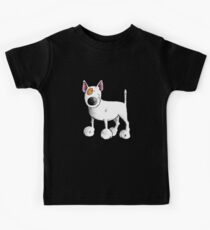 Funny Bull Terrier Dog Kids Tee