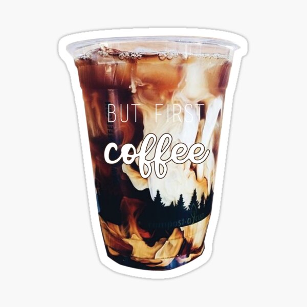 SB Iced Coffee Sticker for Sale by ARDEN Designs