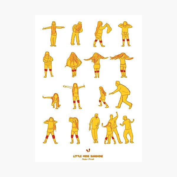Little miss sunshine pattern Photographic Print