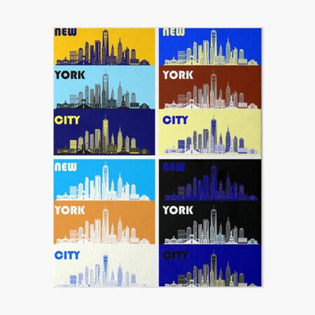 Artikel-Vorschau von Skyline-Muster von New York City, designt und verkauft von mrtraz.