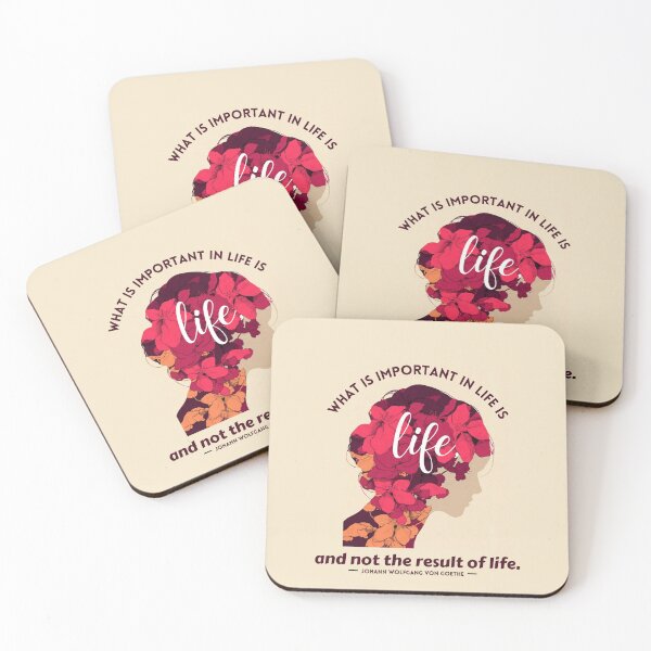 Item preview, What is important in life is life and not the result of life by Johann Wolfgang Von Goethe designed and sold by Twin2too.