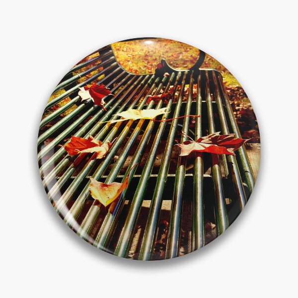 Item preview, Autumn Leaves on a Parkbench designed and sold by Vicky Walter.