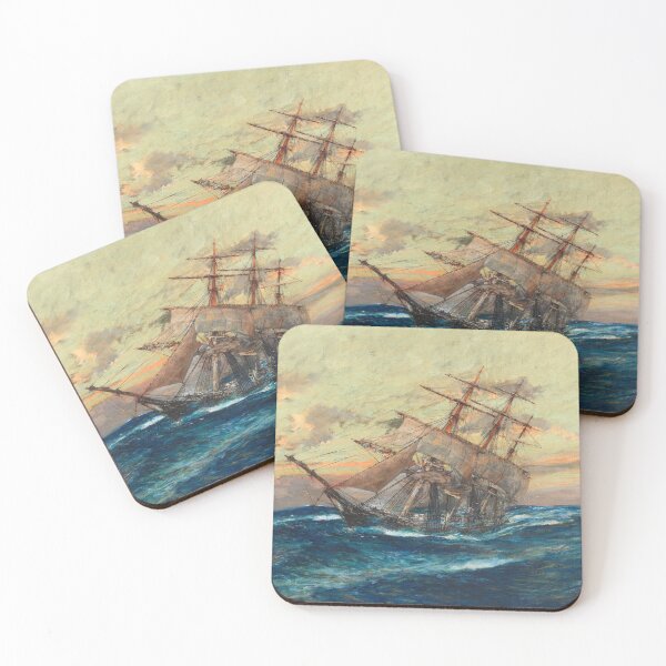 Item preview, The Clipper Ship Lightning - Charles Edward Dixon (1929) designed and sold by CartoClassics.
