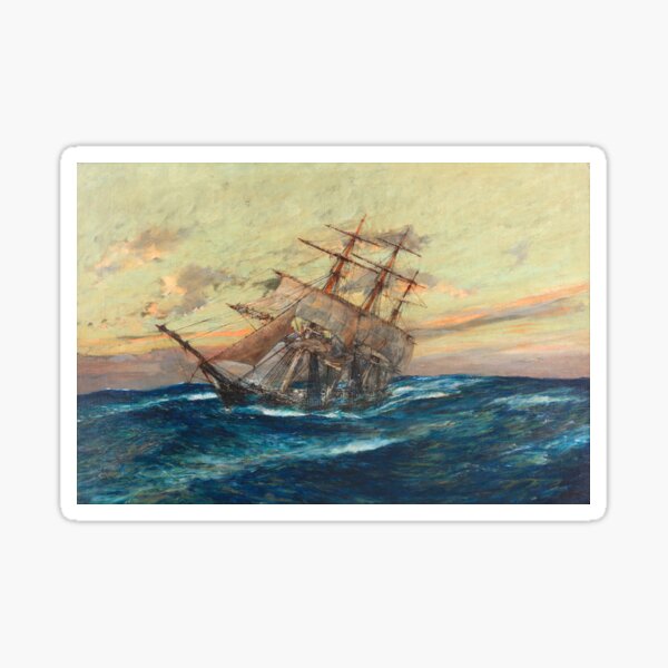 Item preview, The Clipper Ship Lightning - Charles Edward Dixon (1929) designed and sold by CartoClassics.