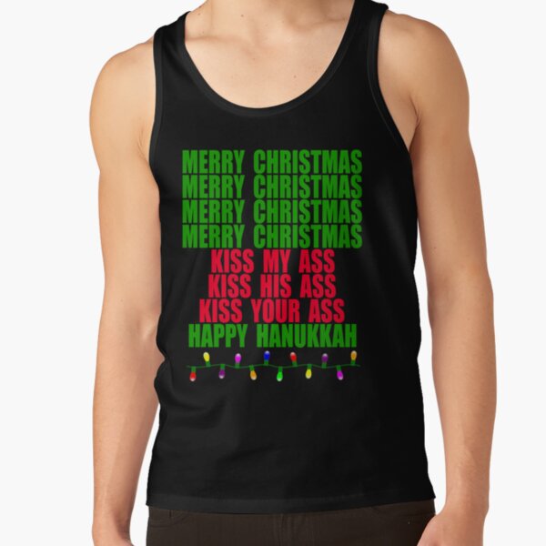 Mele Kalikimaka Funny Hawaii Christmas Griswold Vacation Red Tank Top