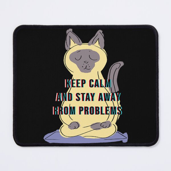 Item preview, KEEP CLAM AND STAY AWAY FROM PROBLEMS designed and sold by SeanTravis6266.