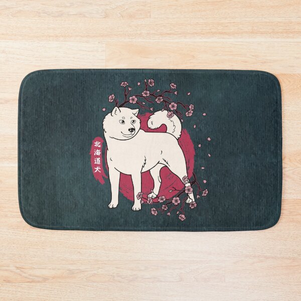 Item preview, White Hokkaido and Sakura Cherry Blossoms (All-Over Print) designed and sold by HokkaidoHANA.