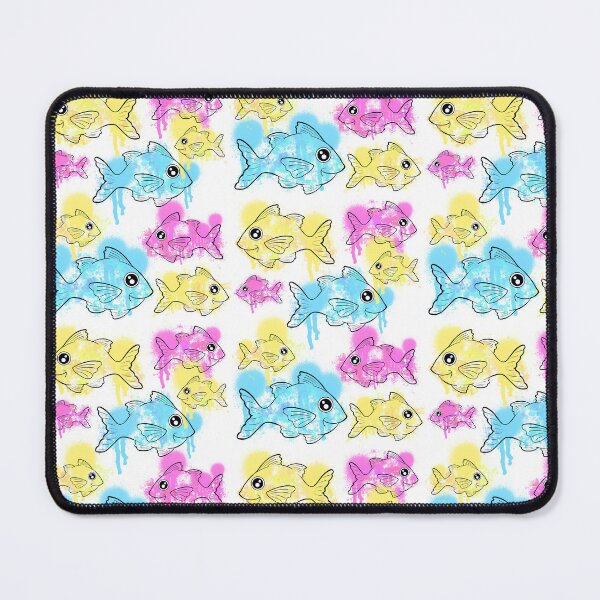 Item preview, Yellow, Pink And Blue Fish designed and sold by missmann.