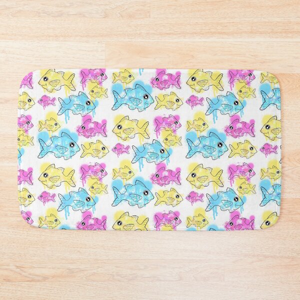 Item preview, Yellow, Pink And Blue Fish designed and sold by missmann.
