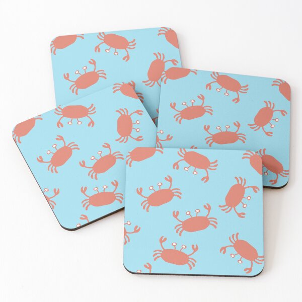 Item preview, Ocean Crabs in sweet orange and baby blue designed and sold by FrancesPoff.