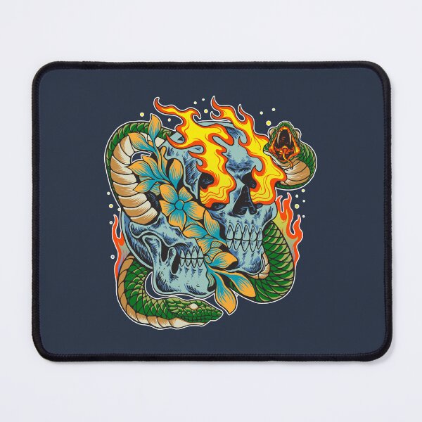 Item preview, Skulls Snakes and Flames! designed and sold by GamerGeekMedia.