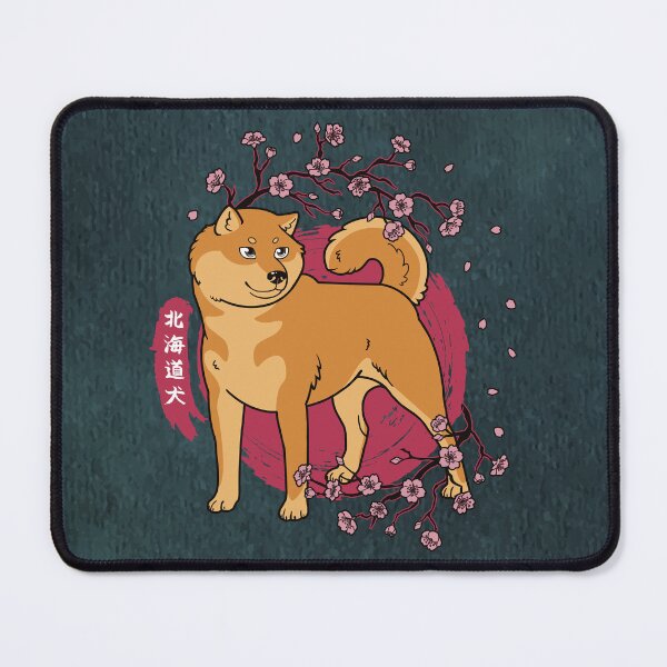 Item preview, Red Hokkaido and Sakura Cherry Blossoms (All-Over Print) designed and sold by HokkaidoHANA.