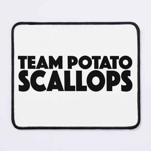 Item preview, TEAM POTATO SCALLOPS - Black Text designed and sold by gomichild.