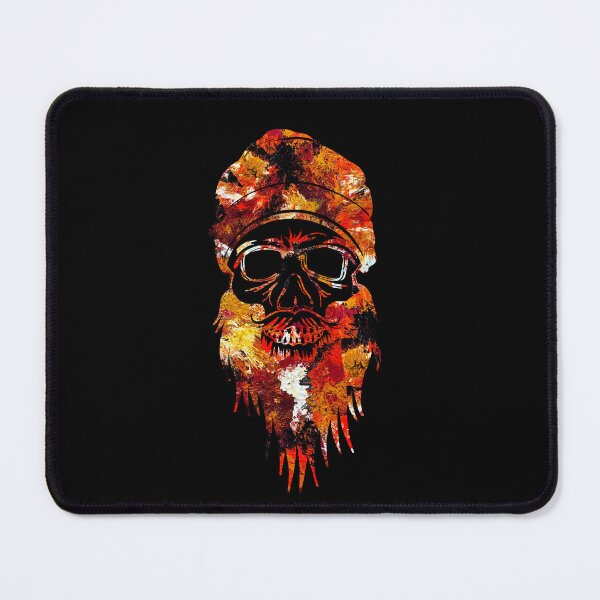 Item preview, The crying volcano abstract crazy bearded hat skull designed and sold by TitaCris.