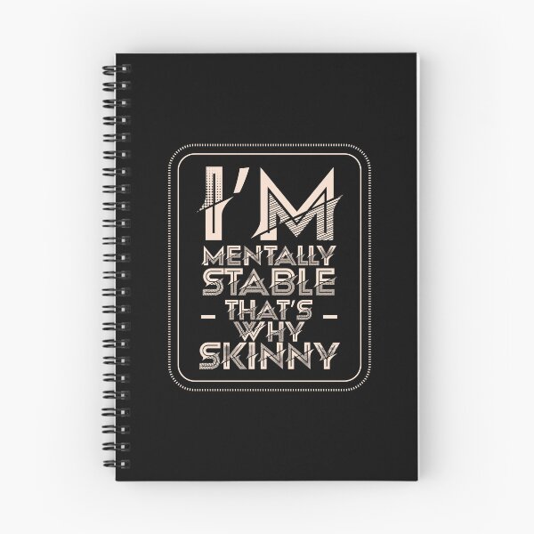Item preview, I'm Mentally Stable That's why Skinny T-shirt designed and sold by Raju-Creative.