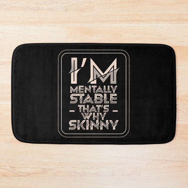 Item preview, I'm Mentally Stable That's why Skinny T-shirt designed and sold by Raju-Creative.