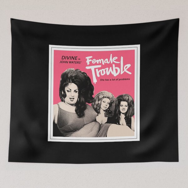 Item preview, Female Trouble Divine - John Waters Bizarre Cult Movie Classic T-Shirt designed and sold by Erushh1120.