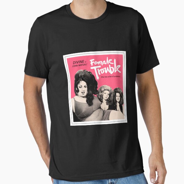 Vista previa del artículo con la obra «Problema femenino divino - John Waters Bizarre Cult Movie Camiseta clásica», diseñado y vendido por Erushh1120.