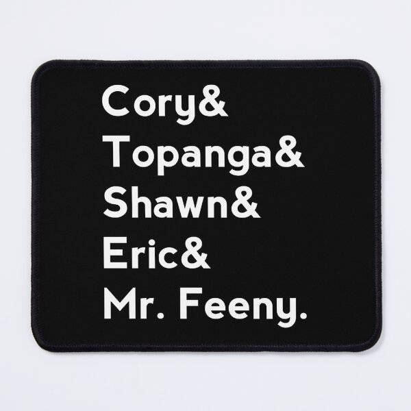 Item preview, Boy Meets World Names and Ampersand  Essential T-Shirt designed and sold by Erushh1120.
