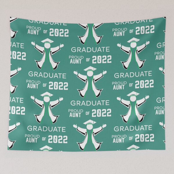 Item preview, Graduation Proud aunt of 2022 green G05 designed and sold by HCreatives.