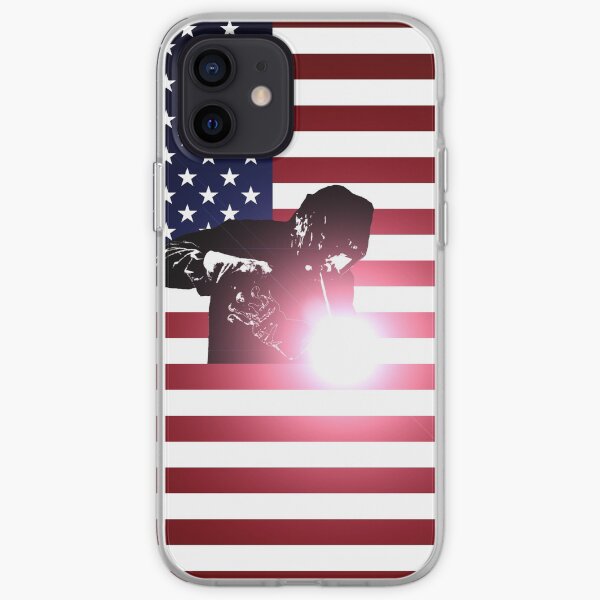 Welding: Welder & American Flag iPhone Soft Case