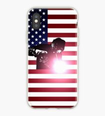 Welding: Welder & American Flag iPhone Case