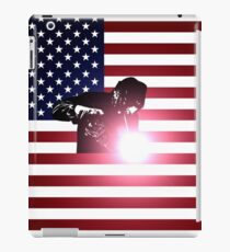 Welding: Welder & American Flag iPad Case/Skin