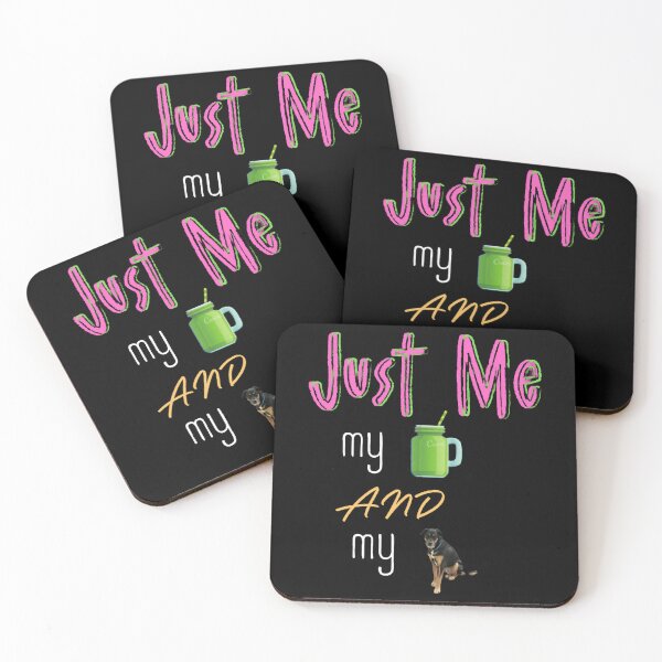 Item preview, Just me, my celery juice, and my dog  designed and sold by Rickie-Marsh.