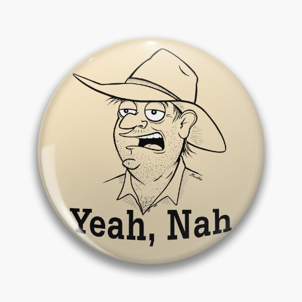 Item preview, Yeah, Nah designed and sold by Jed Dunstan.