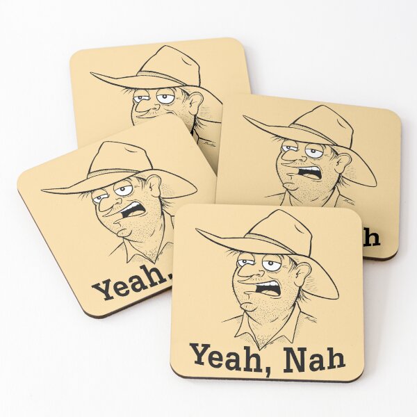 Item preview, Yeah, Nah designed and sold by Jed Dunstan.