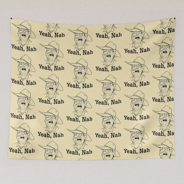 Item preview, Yeah, Nah designed and sold by Jed Dunstan.
