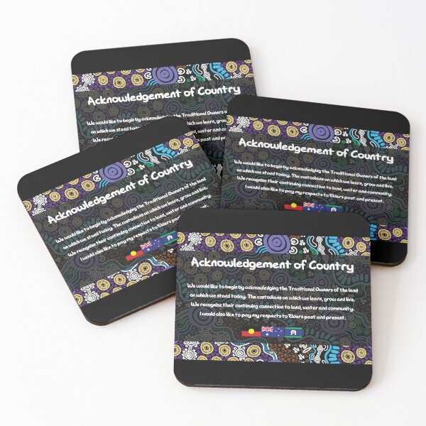 Item preview, Acknowledgement of Country - Authentic Aboriginal Art designed and sold by HogarthArts.