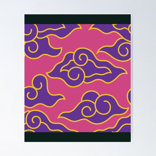Item preview, Batik Flower Pattern Cloud   designed and sold by WestandPineP.