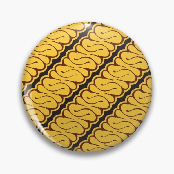Item preview, Batik Flower Pattern Gold   designed and sold by WestandPineP.