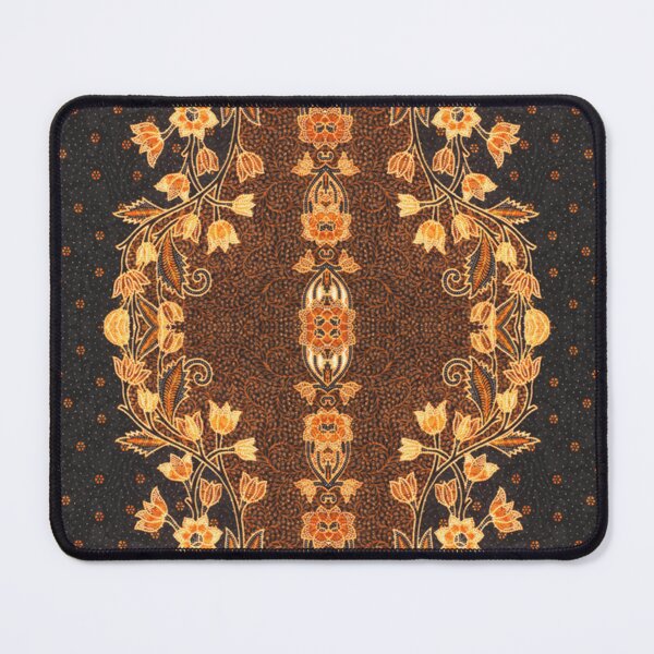Item preview, batik flower pattern soft brown designed and sold by WestandPineP.